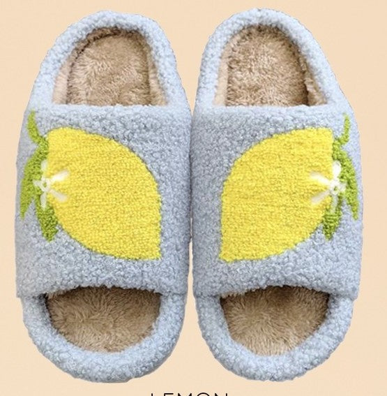 Open toe novelty slippers Miss Sparkling